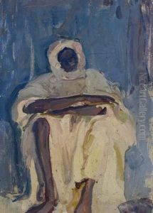 Seated Arab by Henry Ossawa Tanner