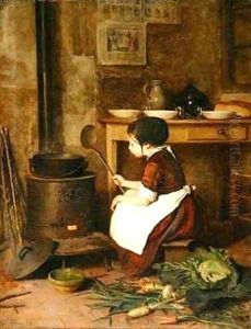 The Little Cook by Edouard Frere