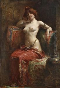 La Grande Odalisque by Henri Adriene Tanoux