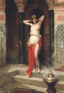 The Harem Beauty by Henri Adriene Tanoux