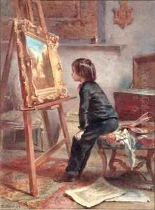 The Young Connoisseur by Edouard Frere