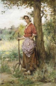 A Welcome Rest by Henri Adriene Tanoux
