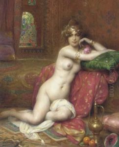 An Oriental Beauty In An Interior An Oriental Beauty In An Interior