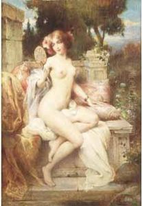 La Toilette. by Henri Adriene Tanoux