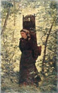 Jeune Paysanne by Leon Louis Antoine Tanzi