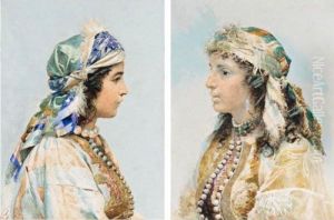 Zingaras, Una Pareja (young Gypsies, A Pair)