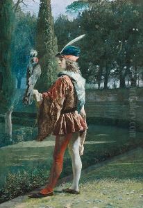 The Falconer by Jose Tapiro Y Baro