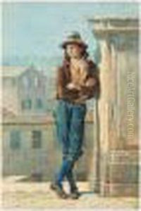 Study Of A Youth In Regional Costume by Jose Tapiro Y Baro