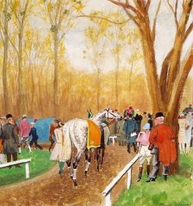 Course En Automne, 1929. Course En Automne, 1929.