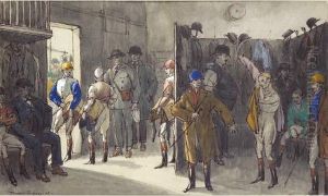 Avant La Course by Maurice Taquoy