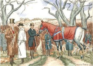 Chasse A Courre. Le Rendez-vous Chasse A Courre. Le Rendez-vous