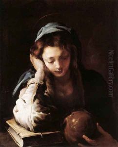 The Repentant St Mary Magdalene 1617-21 by Domenico Fetti