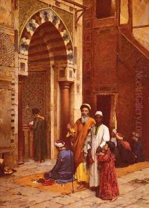 L'Aveugle A La Mosquee (Blind man at the Mosque) by Arthur von Ferraris
