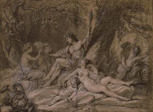 Bacchus And Ariadne by Hugues Taraval