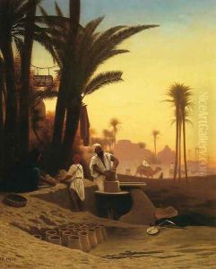 The Egyptian Potter by Charles Theodore Frere