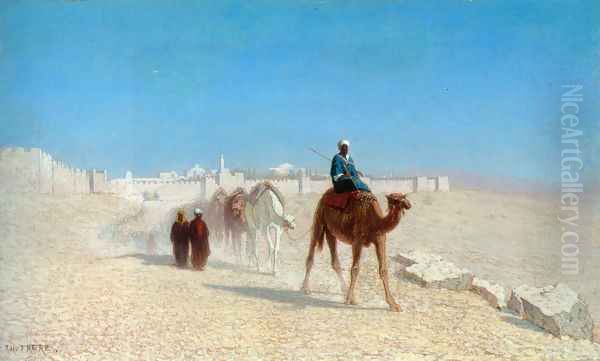 Jerusalem, Cote de la Porte de Jaffe - view 1