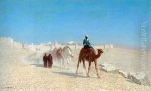Jerusalem, Cote de la Porte de Jaffe by Charles Theodore Frere