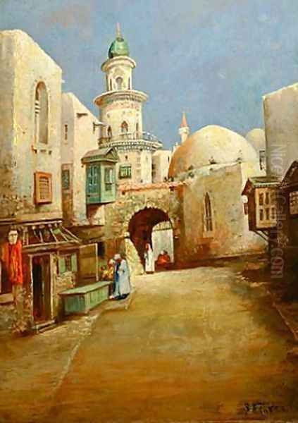 Peaceful Street in Cairo - view 1