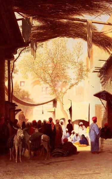 A Market Place, Cairo - view 1