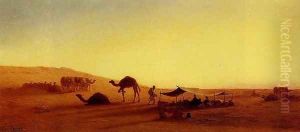 An Arab Encampment I by Charles Theodore Frere