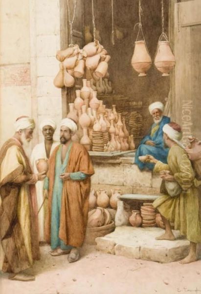 An Eastern Bazaar. - view 1