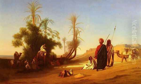 Halte A L'Oasis (Rest at the Oasis) - view 1