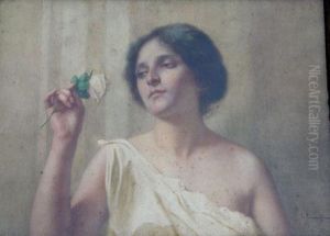 Mujer Con Flor Mujer Con Flor