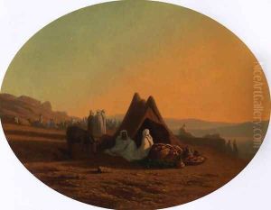 An Arab Encampment 2 by Charles Theodore Frere