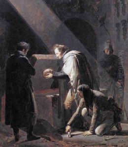 Vivant Denon Replacing El Cid's Remains in their Tombs c. 1811 by Alexandre Evariste Fragonard
