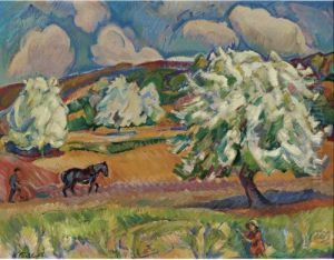 Blooming Trees by Nikolai Aleksandrovich Tarkhov