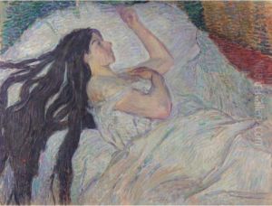 Lady In Bed