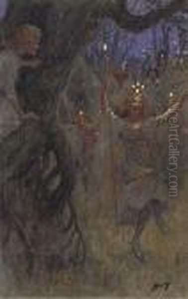 They Flitted By In Their New Robes - view 1