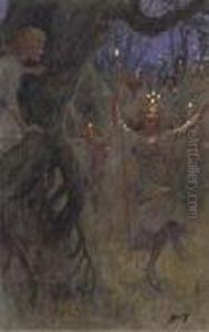 They Flitted By In Their New Robes by Percy Tarrant