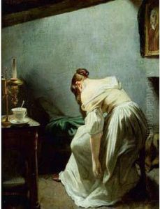 Intimite by Octave Tassaert