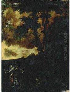 Le Bapteme Du Christ by Agostino Tassi