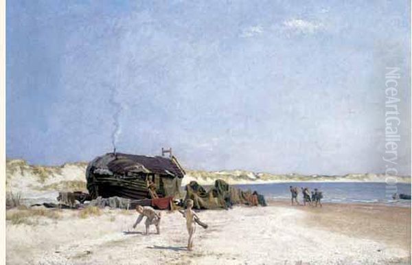 Sur La Plage, 1896. - view 1