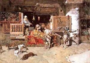 The Tapestry Merchant by Mariano Fortuny y Marsal