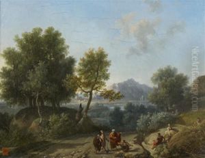 Moisson : Booz Et Ruth by Nicolas Antoine Taunay