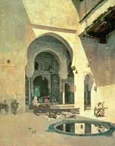 The Court of the Alhambra by Mariano Fortuny y Marsal