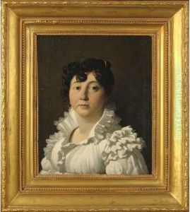 Portrait De Mme Pardon Au Corsage Blanc