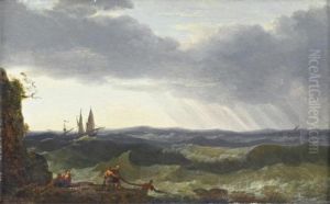Retour De Peche, Ciel Orageux Retour De Peche, Ciel Orageux