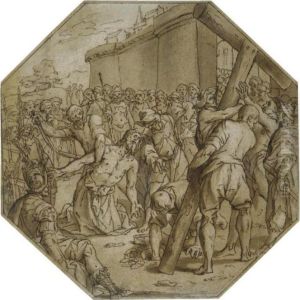 The Martyrdom Of St Andrew by Lazzaro Tavarone