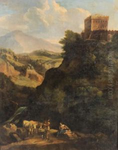 Paesaggio Con Figure by Carlo Antonio Tavella, Il Solfarola