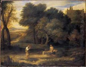 Paesaggio Con Figure by Carlo Antonio Tavella, Il Solfarola