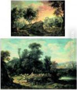 Paesaggi Con Figure Ed Armenti by Carlo Antonio Tavella, Il Solfarola
