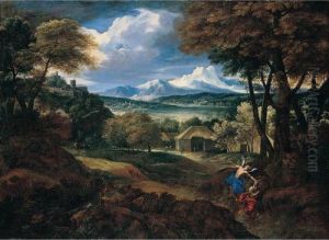 Classical Landscape With Elijah And The Angel