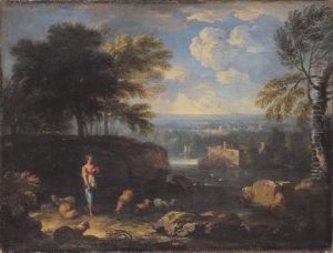 Paesaggio Con Figure by Carlo Antonio Tavella, Il Solfarola
