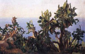 Study of a Prickly Pear by Thomas Fearnley