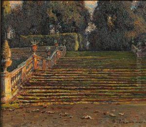 Scalinata Nel Parco