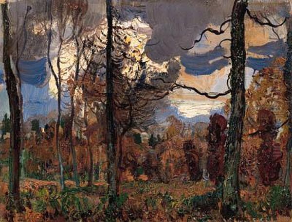 Paesaggio Con Alberi - view 1